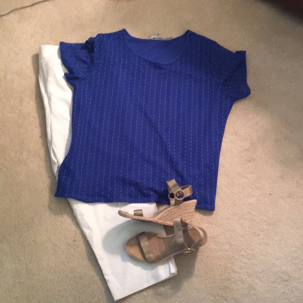 Calvin Klein laser cut top